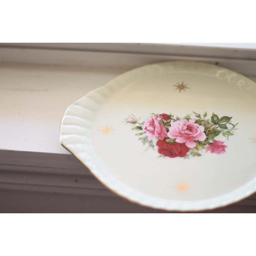 Miniature Tray Victorian Rose by Baum Brothers